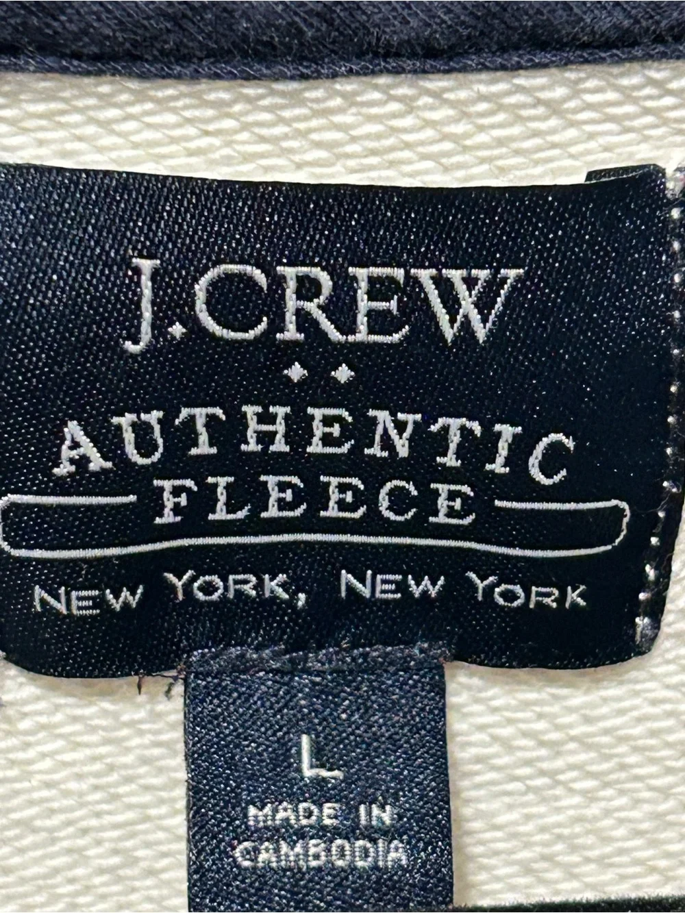 J.Crew Men’s Terry Cotton Pullover‎ Crewneck Marine Salt Green , Large